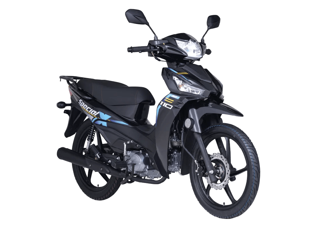 Moto color Negro - vista 360